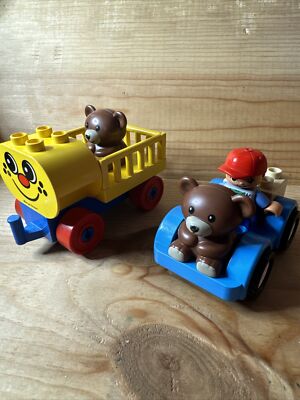 Lego Duplo - Ursons Bears Figur Autos Konvolut 8 Teile