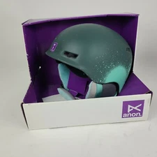 Womens Anon Griffon Sprae Helmet Small w 360 Degree Boa Fit (Gray Teal, Small)