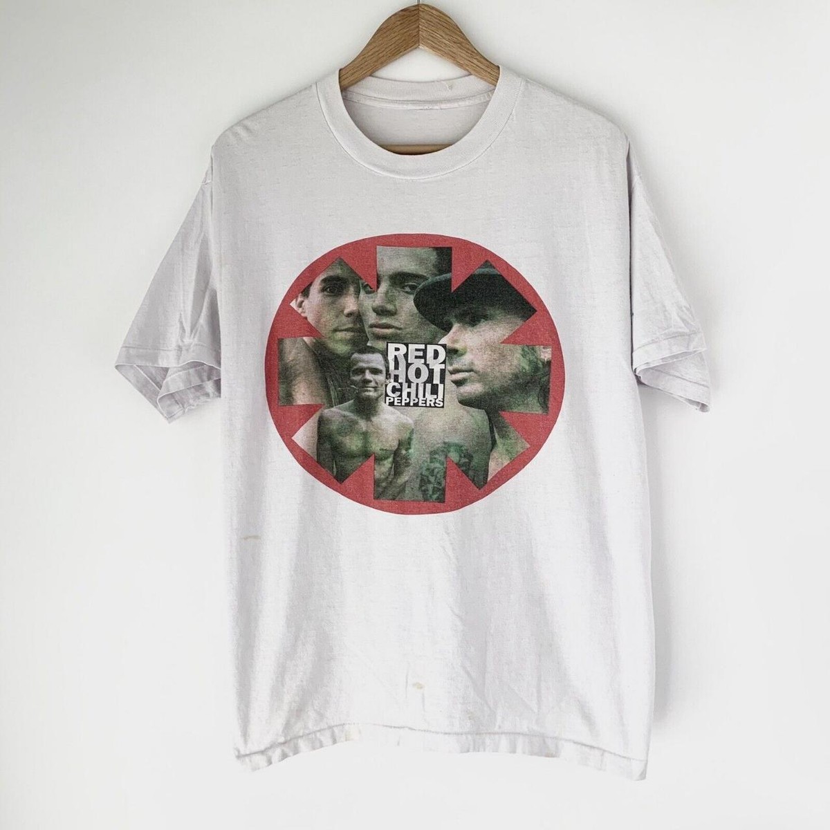 1990 Red Hot Chili Peppers Vintage Tour Band Rock Tee Shirt
