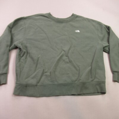 The North Face Sweater Womens Medium Long Sleeve Green Crew Neck Casual