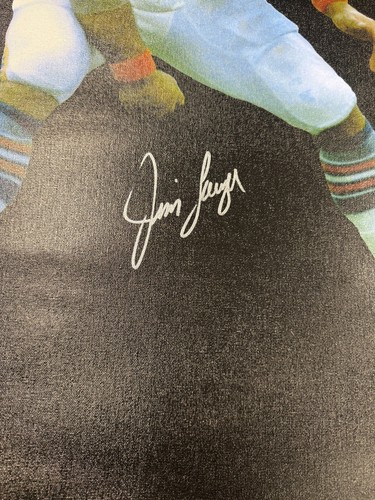 Jim Langer Signed Canvas Print 20x30 Jsa Auto Miami Dolphins - Picture 2 of 5