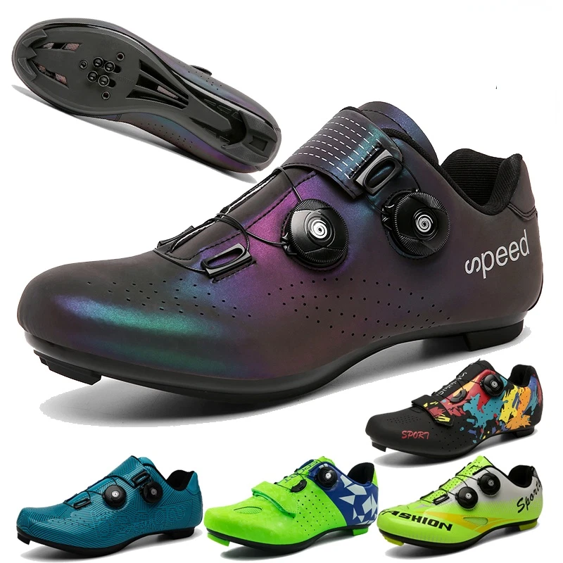 Chaussures Cyclistes Spin – Femme – EU 38 / US 7.5 – Noires – Type Course