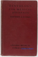 Histologie für Medizinstudenten H. Hartridge F. Haynes 1930