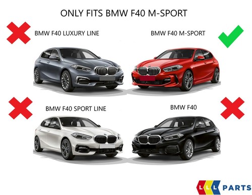 Original BMW 1 Serie F40 M Sport Frente Parachoques Aire Admisión Rejilla Abrir - Imagen 2 de 3