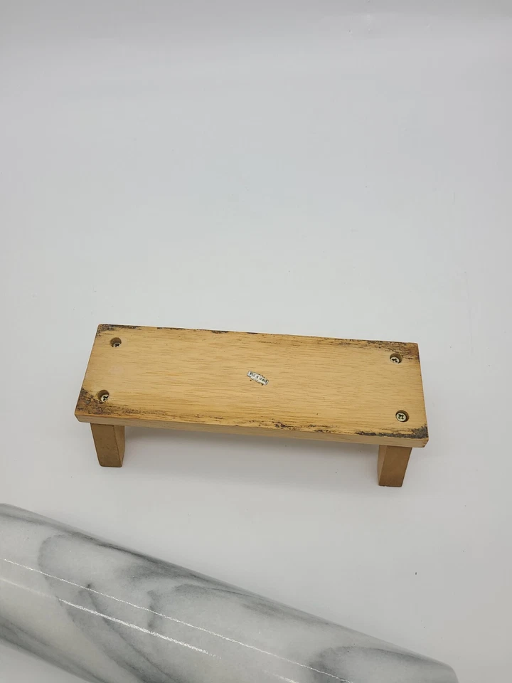 Marble Rolling Pin with Wood Stand Non Porous Non Stick Gray and White - Image 4 of 4