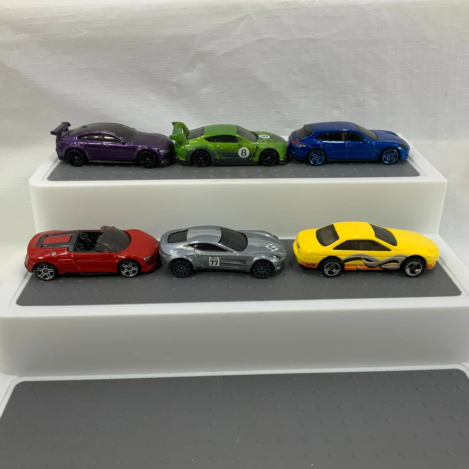 Lote de 6 Hot Wheels Jaguar Bentley Continental Lexus SC400 Porsche Audi Die Cast - Imagem 3 de 4