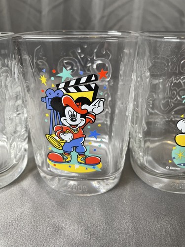 McDonalds Walt Disney World 2000 Millenium Gläser 4er Set Sammlerstück Mickey - Bild 3 von 12