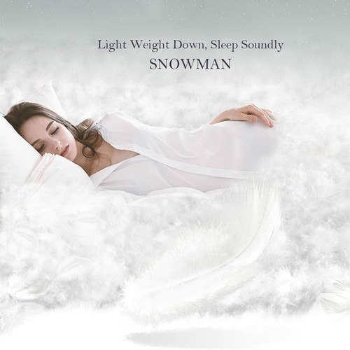 SNOWMAN Goose Down Comforter/Duvet Insert 1200TC 330Fill Power King/Queen Size - Picture 2 of 6