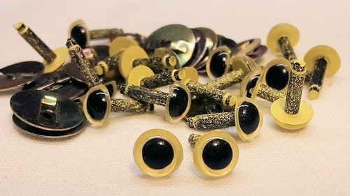 Osos atrevidos 4,5 mm ojos de seguridad para osos, muñecas, artesanías (10 pares) ELIGE COLOR - Imagen 24 de 25