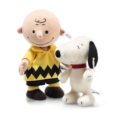 Peanuts - Charlie Brown & Snoopy 2-piece Limited Edition Plush Set by STEIFF
