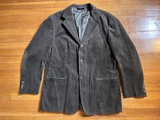 VINTAGE Polo Ralph Lauren Corduroy Blazer Men s Extra Large Grey