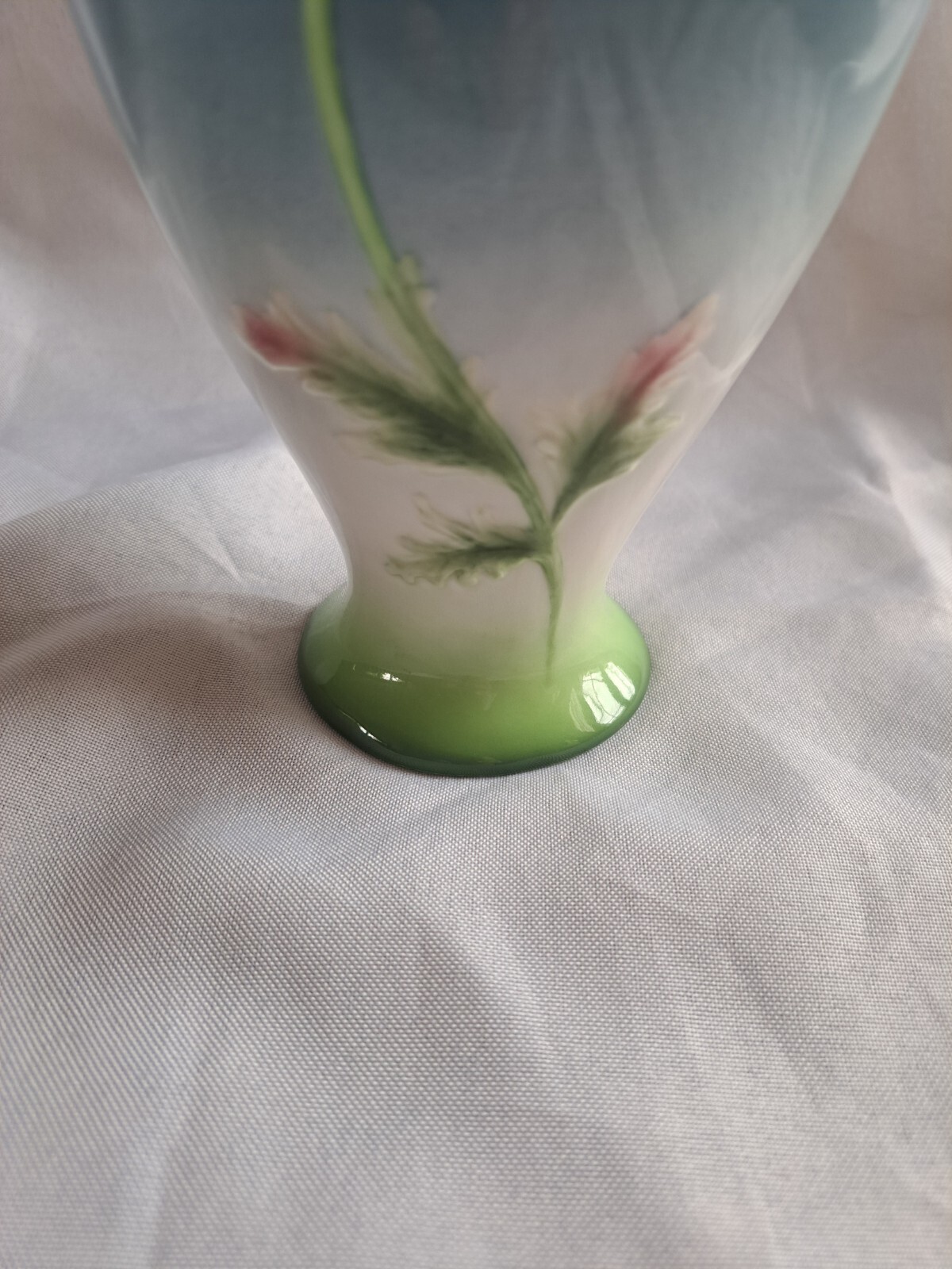 Vintage Franz Porcelain Vase Garden Verbena FZ00041 eBay