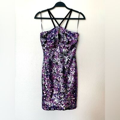 amethyst mini dress Purple Smocked Square Neck Mini Dress for Vacation