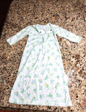 Vintage Carter's Newborn Baby Layette Size Sleep Robe / Gown USA