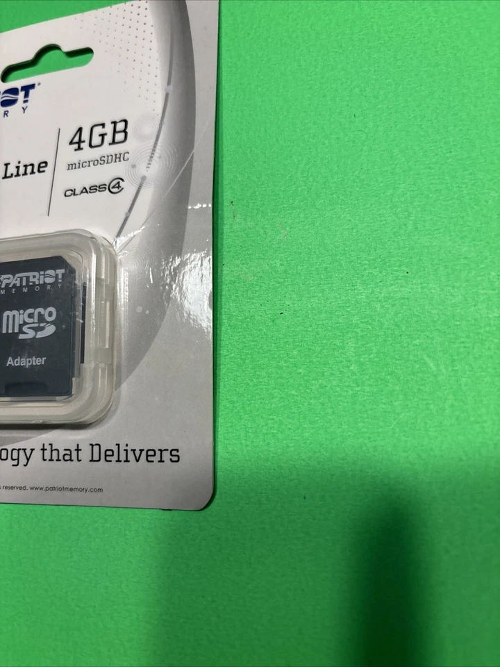 Patriot Memory 4GB Class 4 MicroSDHC Memory Card Adapter Included - Image 4 of 4