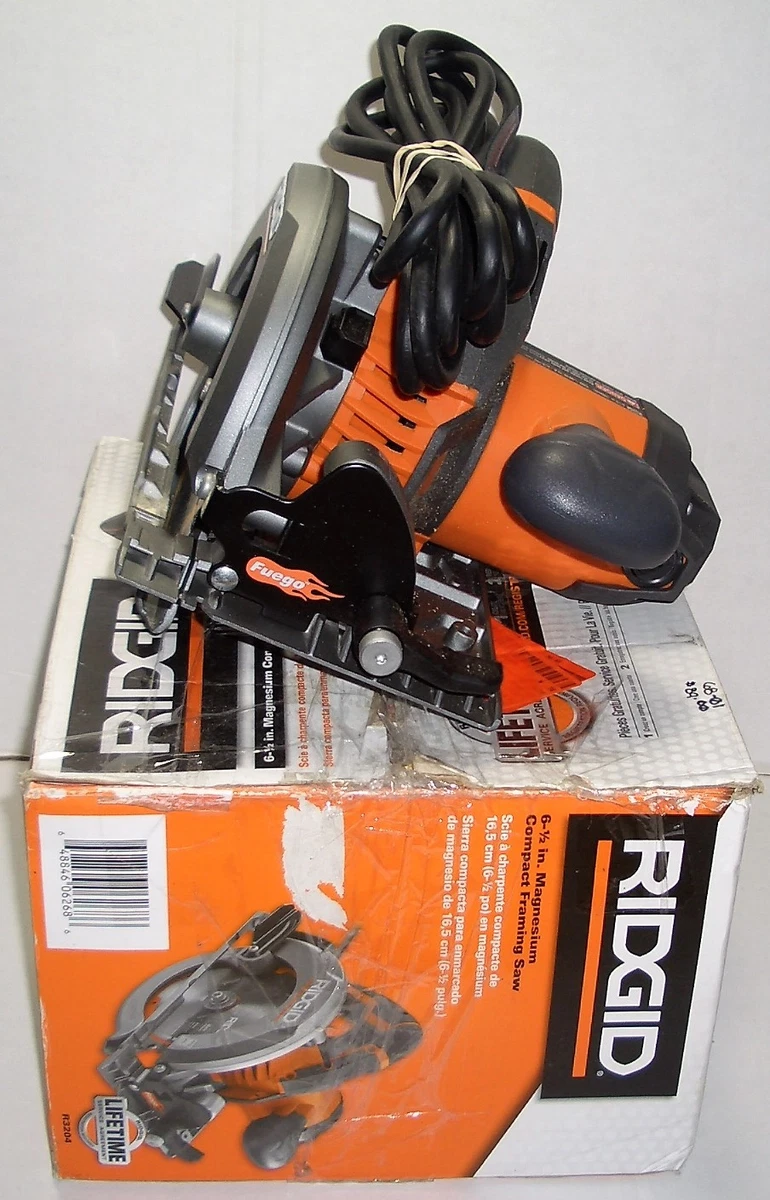 RIDGID 6 1 2 MAGNESIUM COMPACT FRAMING SAW w BLADE ALLEN WRENCH