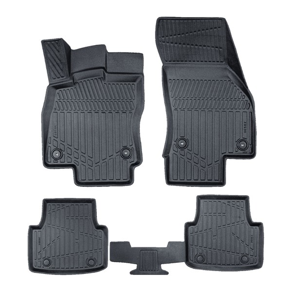 Gummimatten 3D GummifußMatten FüR Skoda Octavia 3 2013-2020 TPE 3D-image