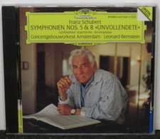 LEONARD BERNSTEIN SCHUBERT SYMPHONIEN  5  8 UNVOLLENDETE COMPACT DISC TESTED