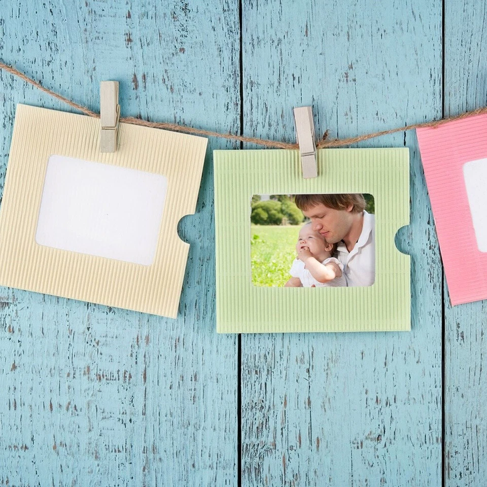 Deko-Klammern Deko-Clips Holzklammern Wäscheklammern 4,5 cm 50 Stk. - Bild 3 von 4