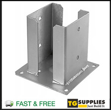 Heavy Duty HOT DIPPED Galvanised Pergola Bolt Down Post Support Post Fittings