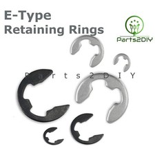 E-clip Ring Snap Retaining Circlip Stainless Steel Manganese Steel  Fasteners UK
