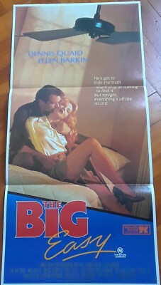 Original Movie Daybill Poster 1980 s The Big Easy Dennis Quaid 27 x 13