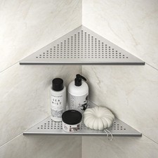 Bernkot Corner Shower Shelves 12 Brushed 304 Stainless Steel Recessed Shelf For