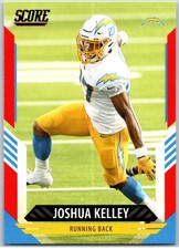#234 Joshua Kelly, Los Angeles Chargers 2021 Panini Score Red