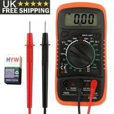 Professional Digital Multimeter Voltmeter Ohmmeter Ammeter Multi Tester Meter UK