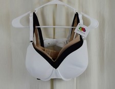 Fruit of The Loom 3 PACK Womens Smooth Bra Ultra-Soft White/Black/Beige Size 42C