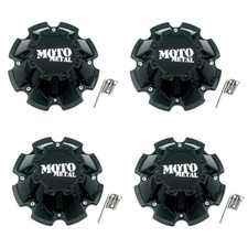 Moto Metal M793BK01 Set of 4 Black Wheel Center Cap