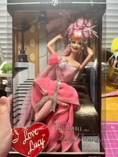 Mattel I Love Lucy Barbie Doll - New in box, pink headdress “lucy in pictures”