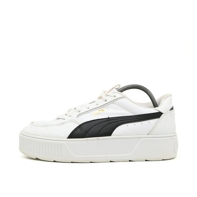 PUMA Damen Cali Wedge Schuh weiß schwarz Leder Low-Top Plateau Sneaker EU 42