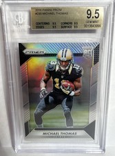 Panini Prizm 2016 Michael Thomas Rookie Card #230 Saints BGS 9.5. rookie card picture