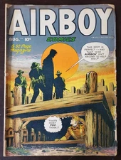 Airboy #54 - Golden Age comic from 1948. Hillman Publications