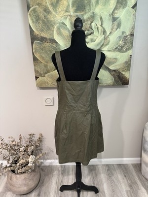 slim fit dress slacks SSYS The Vivian Lightweight Air Faux Leather Trim Shoulder Pad Dress I main image 0