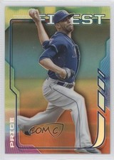 2014 Topps Finest Hot Box Orange Refractor David Price #64 9az