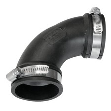 Fernco Flexible 3 In. 90 Deg. Flexible Repair PVC Sewer Drain Elbow 1/4 Bend