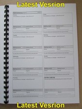 Safer food better business diary refill 4-weekly review 1 Year 66x1 side printed