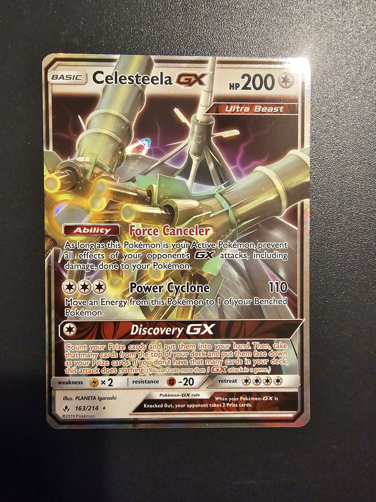 SM - Unbroken Bonds #163/214 Celesteela GX