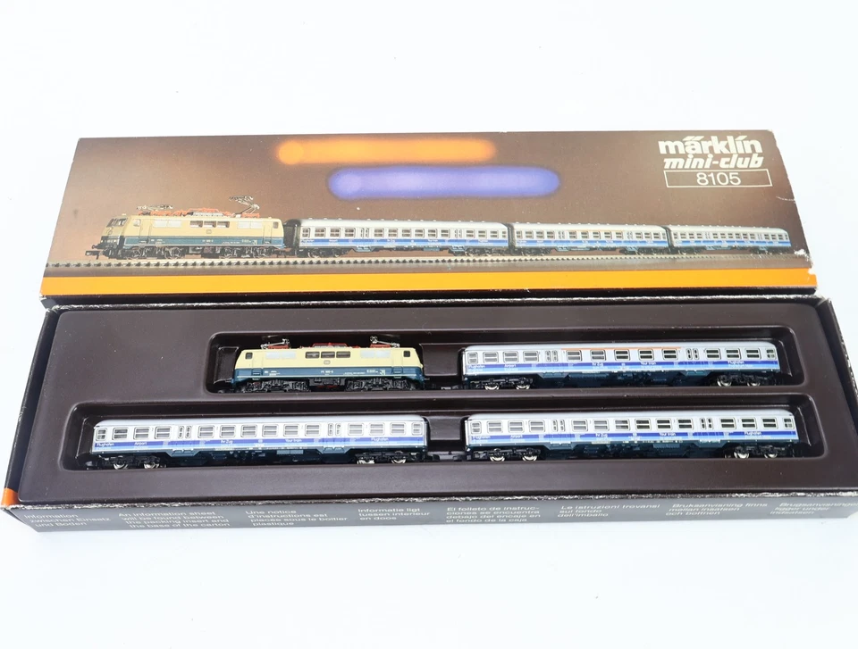Märklin Z 8105 Zugset 4-tlg. "Zug zum Flug" mit E-Lok BR 111 105-3 DB 