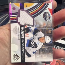 2025/26 SP Game Used 4 Nations Face-Off Jersey Erik Haula 4N-EH Finland