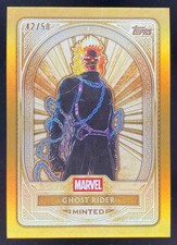 GHOST RIDER 2025 TOPPS MINT MARVEL GOLD FOIL #/50 #83 SSP