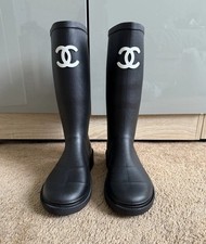 Beautiful black wellies UK5 EU38
