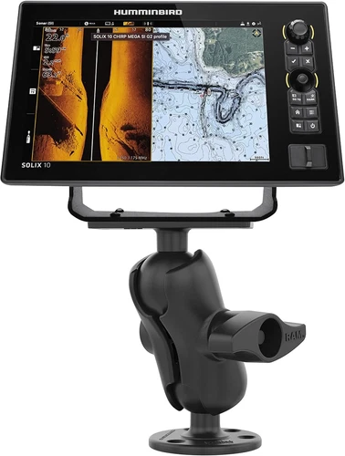 RAM MOUNTS Drill-Down Ball Mount for Humminbird Helix 8-15, Solix & Black  - Picture 1 of 8