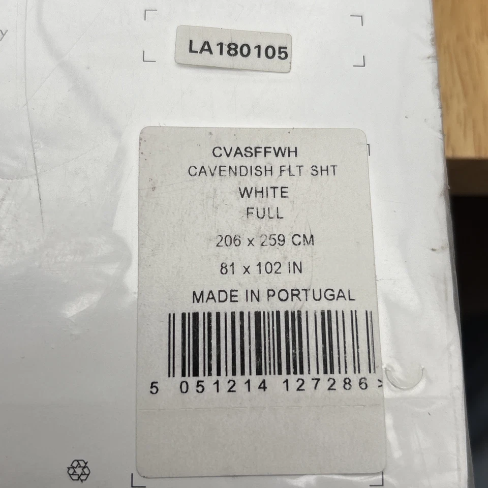 White Company Cavendish 800 TC Egyptian cotton Sateen Double / Full Flat sheet - Image 3 of 4