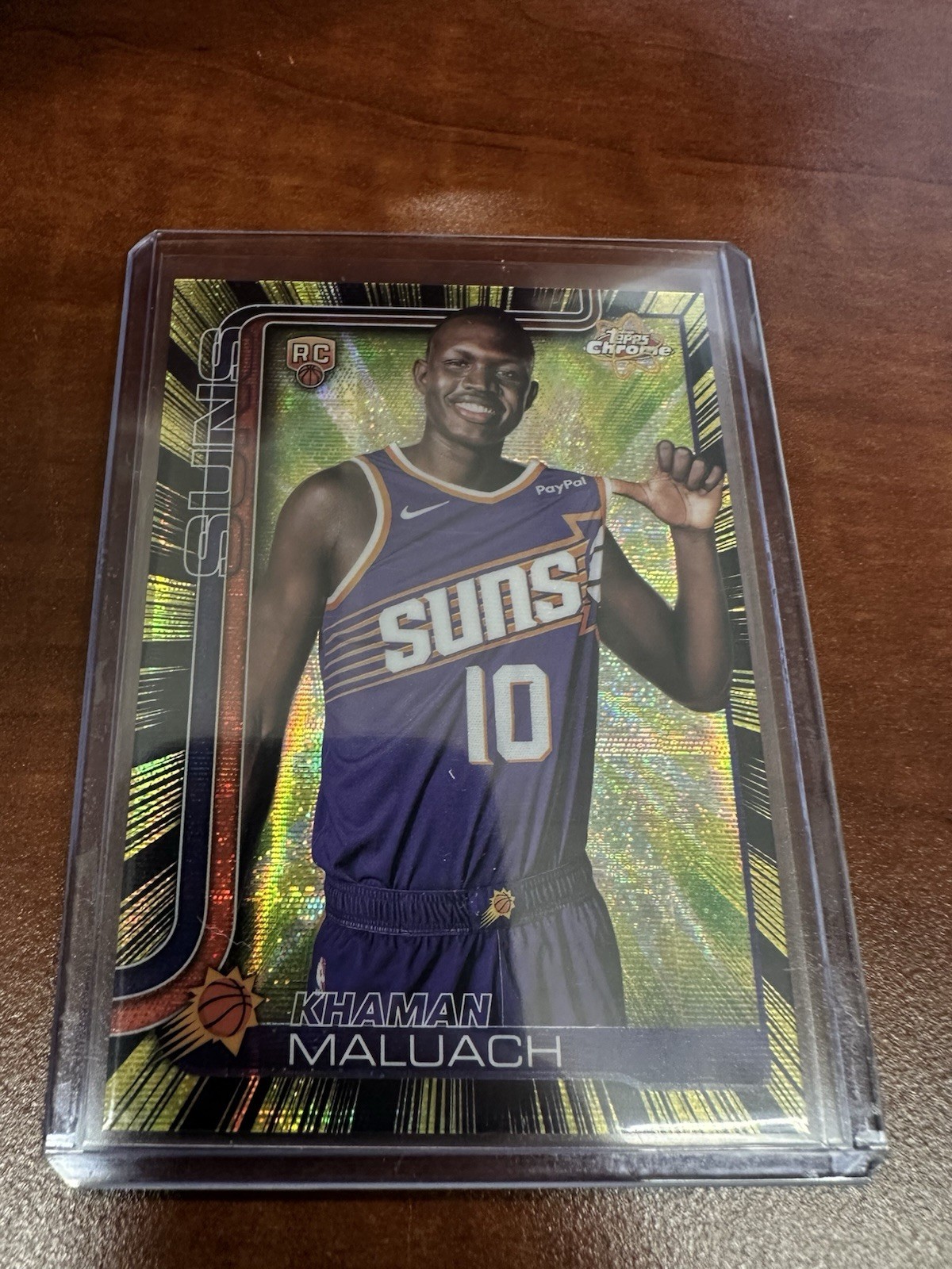 2025-26 Topps Chrome Khaman Maluach Radiating Rookies Case Hit SSP - #RR-8