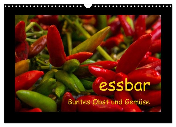 Calendar 2027 · US Version · Edible - Colorful Fruits And Vegetables (Wall Calen-image
