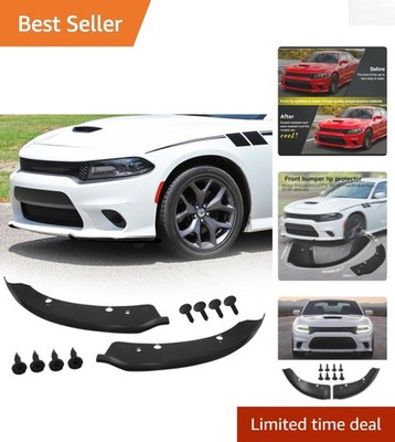 Easy Install Front Lip Splitter Protector Compatible with Charger SRT 2015-2022