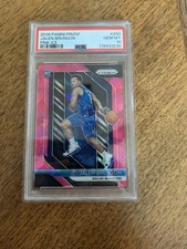 2018-19 Panini Prizm Jalen Brunson #250 (RC) Pink Ice PSA 10 Gem Mint Finals MVP